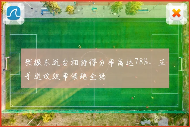 樊振东近台相持得分率高达78%，正手进攻效率领跑全场